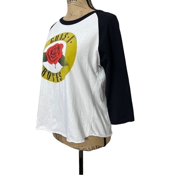 GUNS N’ Roses Baseball Quarter Sleeve Band Tee Size Medium - Picture 4 of 9